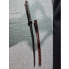 Image 1 : 42" Katana w/ Brown and Yellow Design & Rope Grip 