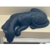 Image 5 : Unique XL Porcelain Panthers - Art Deco - Approximetly 3ft Long 
