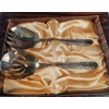 Image 5 : Silver-Plated Vintage Rodd Silverware Serving Set In Its Original Presentation Box.