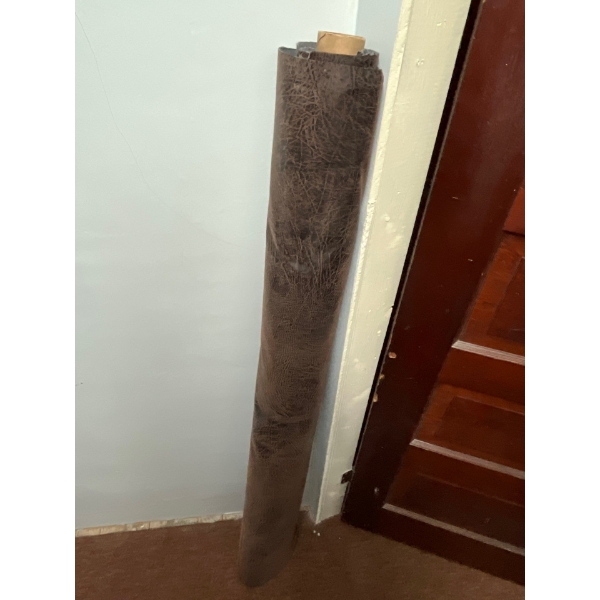  bolt of faux, leather antiqued fabric