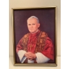 Image 1 : Oil On Canvas Pope Painting By: Leekon 1979 - 13x17 