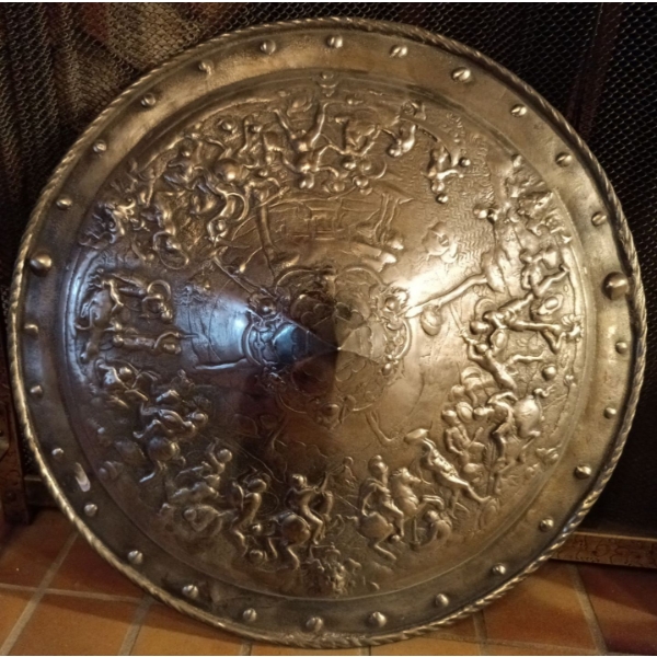 19th Century Gladiator Warrior Round Battle Shield