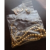 Image 1 : Michael Kors Fashion Jewelry: Gold Bead Necklace, Rose Gold Three Stackable Rings and Locket Ring