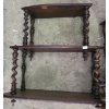 Image 2 : Multi-Level Wooden Display Shelf w/ Spindles 29 W, 10 D, 49 T (When Assembled) 