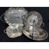 Image 1 : Silver Serving Trays - Shefeild Reproductions & More 14L