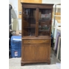 Corner Cabinet Glass Doors 32.5Wx21.5Dx68H