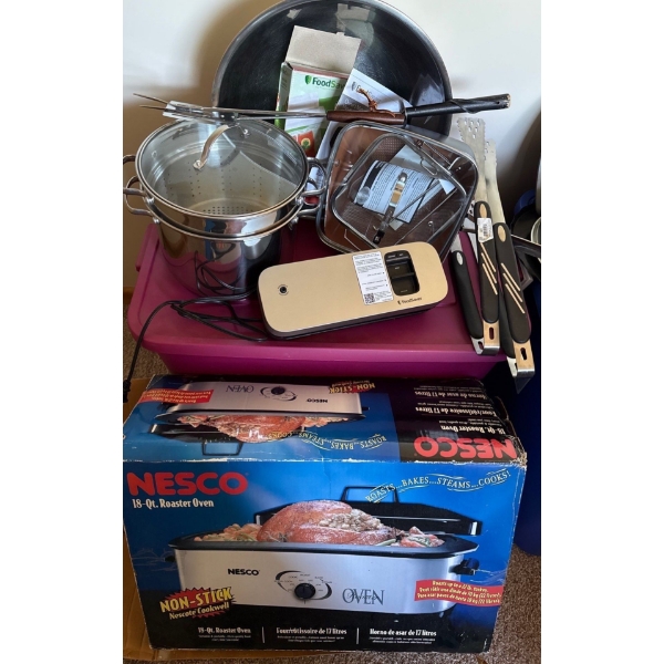 Kitchen Tools & Contraptions -NESCO Roaster Oven Large Steamer Pot & More