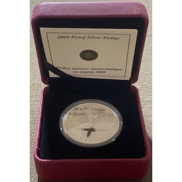 2009 Proof Silver Dollar  92.5% Silver 25.175 Grams