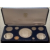 Image 1 : 1975 Republic of Panama Nine-Coin Proof Set 5.8 Troy Ounces of Silver