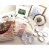 Image 1 : Collection Of Vintage Kitchen Accessories - Cross Stitch Deviled Egg Plate Cook Books & More