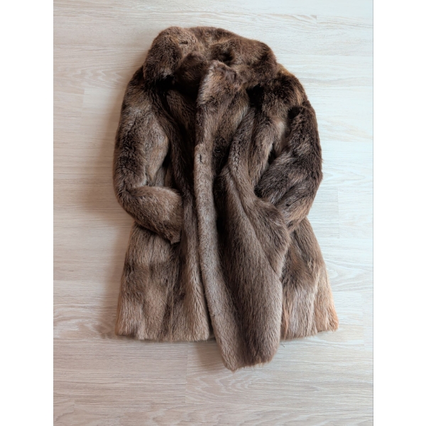 Trute-Perfect Made in Edmonton Beaver Fur Coat - New w/ tags