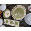 Image 2 : Kitchen Platter Assortment Including Wooden Salad Bowl and Lots of Other Dinner Bowls
