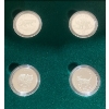 Image 1 : 1999 Cats of Canada 50 Cent Coin Set 92.5% Silver 37.2 Grams