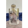 Image 3 : Hand Painted Coy Lady Glass Snuff Bottle with Spoon 3.25H
