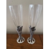 Image 3 : Swarovski Crystal Candle Holders and Personalized Champagne Flutes