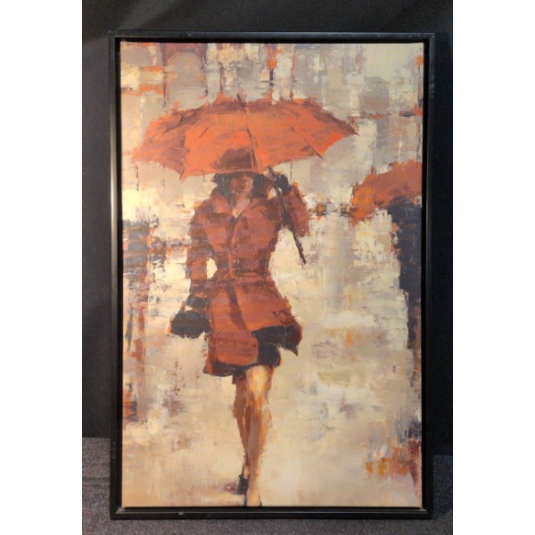 Unsigned Canvas Print in Black Frame: 3 ft x 2 ft