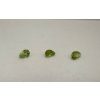Image 7 : 3 Pear Cut Natural Himalayan Peridots, Totaling 7.42ct, Measuring 9.74x6.97x5.48mm