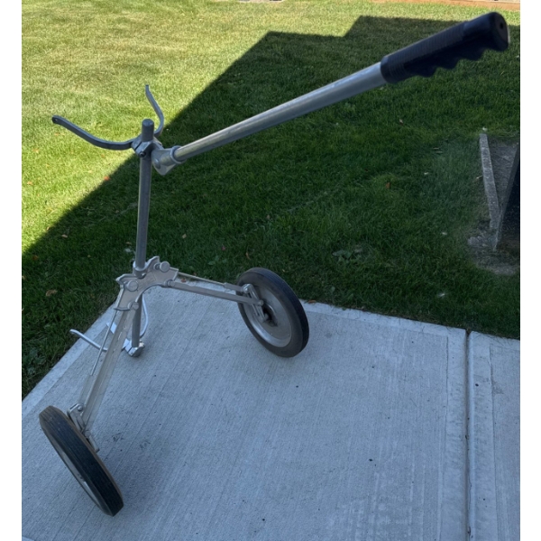 Vintage Bag Boy Folding Golf Caddy In Excellent Working Condition