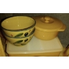 Image 3 : Mustard Color Kitchen Decor & Mixing Bowls, Angel Food Cake Pan, Casserole Dish, Bowls, 