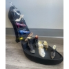 Image 1 : Just The Right Shoe Giant Black High Heel Stiletto Jewelry Display Holder Shelf For Mini Shoes  18" 