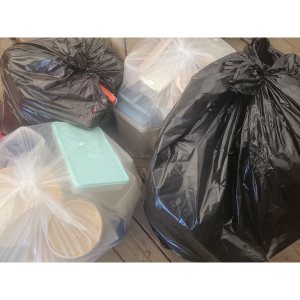 Vintage Bags Of Tupperware