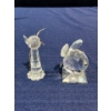 Image 3 : Swarovski Crystal Cat 3inch H and Mouse 2.25 inch H