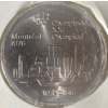 Image 2 : 1976 Day of Issue Montreal Olympic Coin & Stamp 92.5% Silver 48.6 Grams