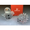 Image 1 : Swarovski Crystal Snowman & Porcipine 1.25T