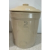 #2 Medalta Pottery With Lid - Rare 10T