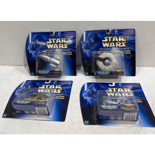 Collection of Star Wars Episode 1 Ship Figures