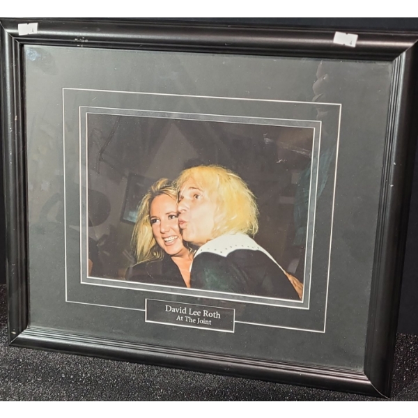 Photo of David Lee Roth At the Joint, 18 X 16 Framed Under Glass 
