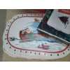 Image 2 : Christmas Decor Including Mats, Trays, Ornaments, and Musical Globe