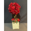 Image 5 : Holiday Decor Lot with Arrangements, Candle Holders, and Basket