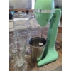 Image 2 : Hamilton Beach Retro Green Milkshake Mixer, Glasses & 4 Piece Canister Set