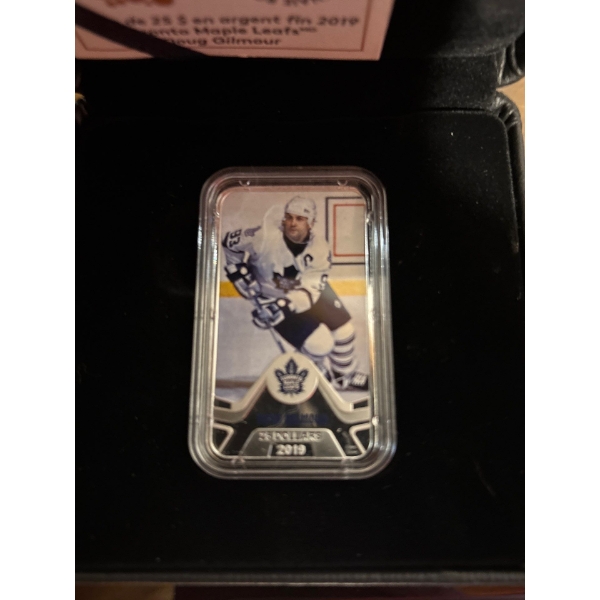 2019 $25 Toronto Maple Leafs: Doug Gilmour - Pure Silver Coin