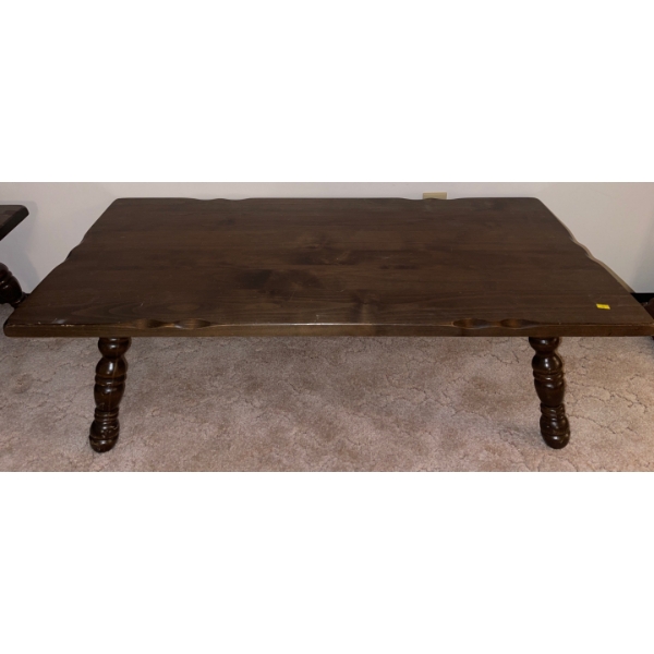 Walnut Coffee Table 48x24x13 