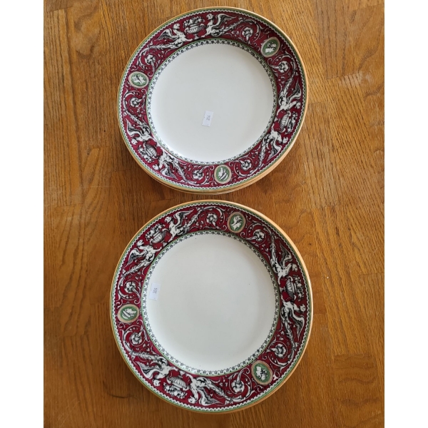 Several Elegant Dinner Plates 