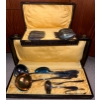 Image 1 : Stamped 900 Silver Flatware Collection w/ Hard Shell Storage Cases - Tblspns & Laddle Collection