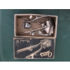 Image 13 : Barber and Collectible Assortment: Razors, Bottles, Coin Bank