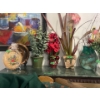 Image 1 : Vases with Silk Flower Arrangements