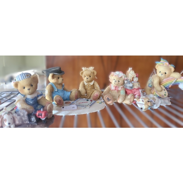 Cherished Teddies- Tanner, Jerald/ Mary Ann, Carolyn, Ellen, Priscilla- Tallest: 4 T