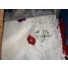 Image 13 : Basket, Girl Figure and Assorted Fine Linens Incl. New 100% Irish Linen 66x84 