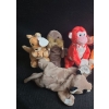 Image 2 : Beanie Babies- Assorted Including: Pouch, Jolly, Sock Monkey Orange Mummy, Chillin and More!
