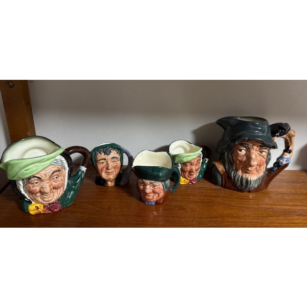 Royal Doulton 5Pcs Decorative Cups 