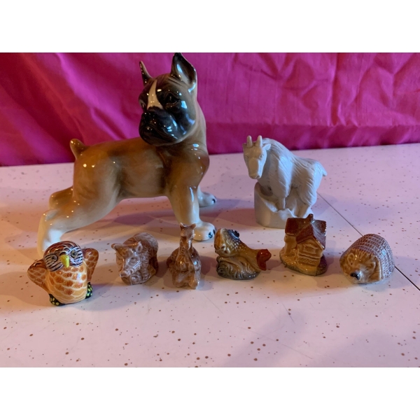 Vintage Figurines Lot, Red Rose Tea Figurines and Vintage Figurines