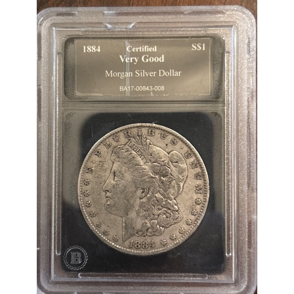 1884 MORGAN DOLLAR Silver Dollar 