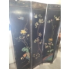 Image 2 : Two Asian Story Painted Panel Room Dividers- Each Divider: 60 W, 72 T- Designs on Both Sides 