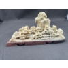 Chinese Soapstone Carving Mountain Village 8L