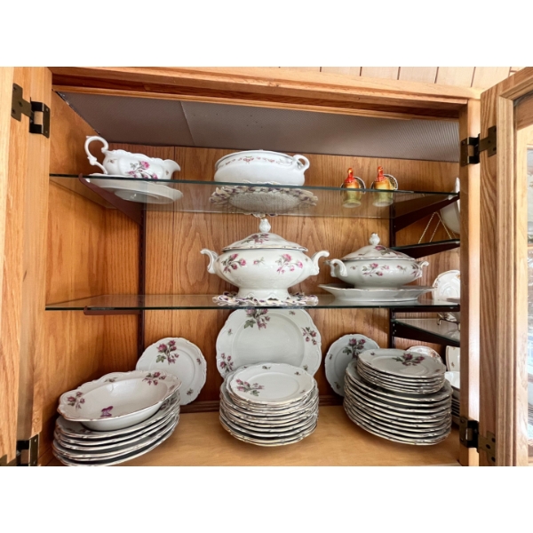 vintage set from the Rosenthal Moss Rose pattern, likely in the Pompadourshape, & MORE