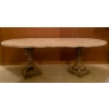 Image 1 : Marble & Solid Brass Coffee Table 16x49
